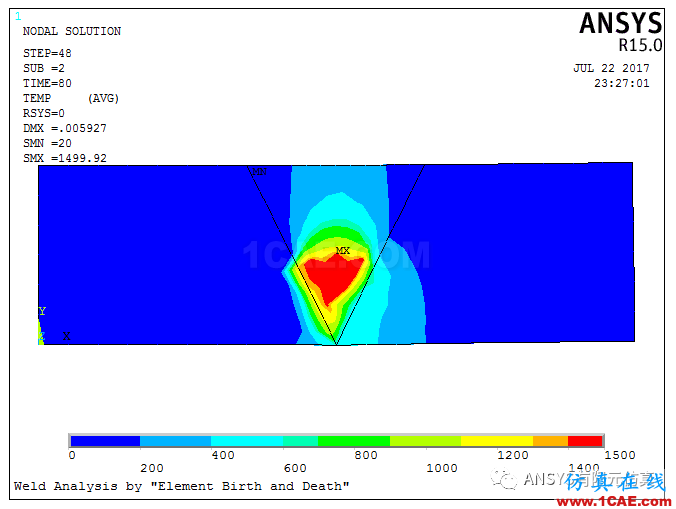 ANSYS生死单元之焊接过程模拟ansys分析案例图片4