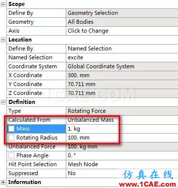 干货 | Workbench界面下转子的谐波响应分析ansys结果图片4