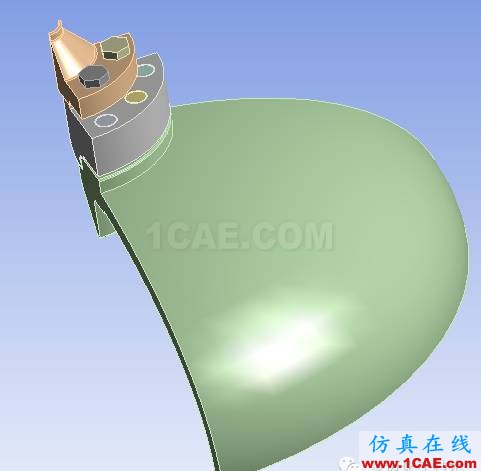 压力容器法兰应力分析方法对比cfx培训的效果图片9