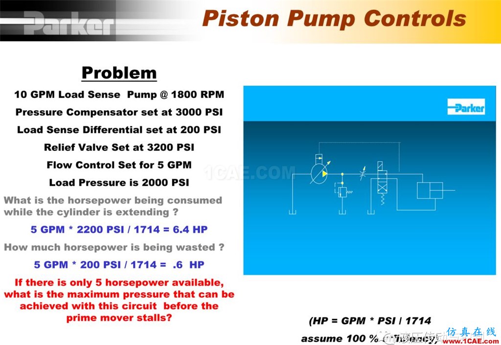 Parker变量柱塞泵详尽培训资料Pumplinx流体分析图片55