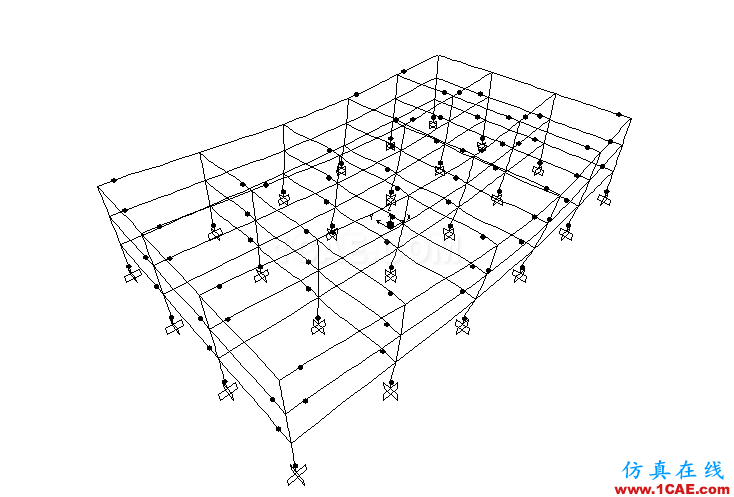 三维钢筋混凝土框架结构的静力弹塑性分析ansys分析案例图片19