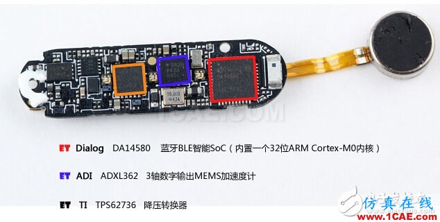 全球主流智能手环传感器模块拆解揭秘