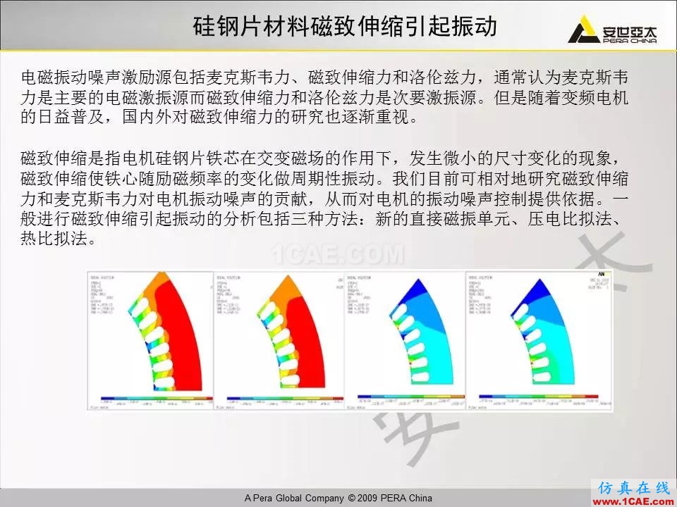 电机振动噪声分析解决方案Maxwell分析图片8