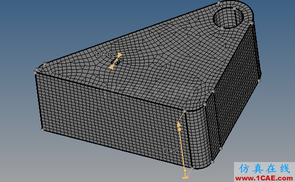 三维几何尺寸修改（Hypermesh基础入门<13>）hypermesh分析图片12