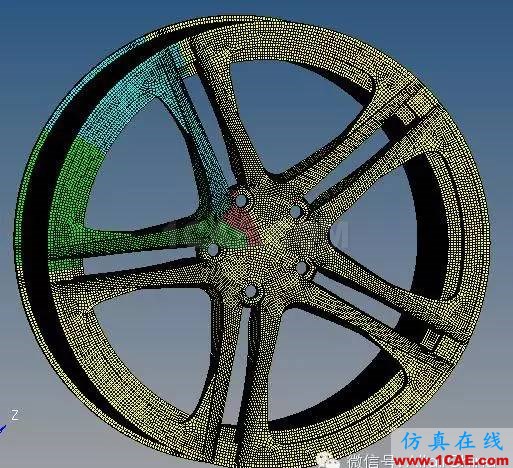 Hypermesh 2015 CAE 有限元网格竞赛作品案例hypermesh分析案例图片7