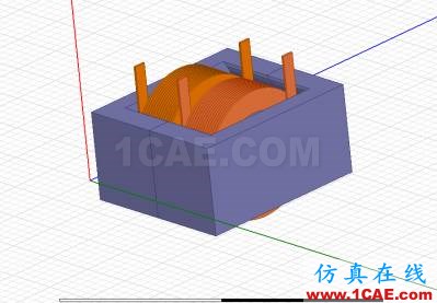 【技术贴】利用ANSYS Maxwell深入探究软磁体之----电感变压器Maxwell分析图片1