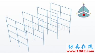 【简单实例】abaqus/CAE建的简单的框架模型(线性框架)