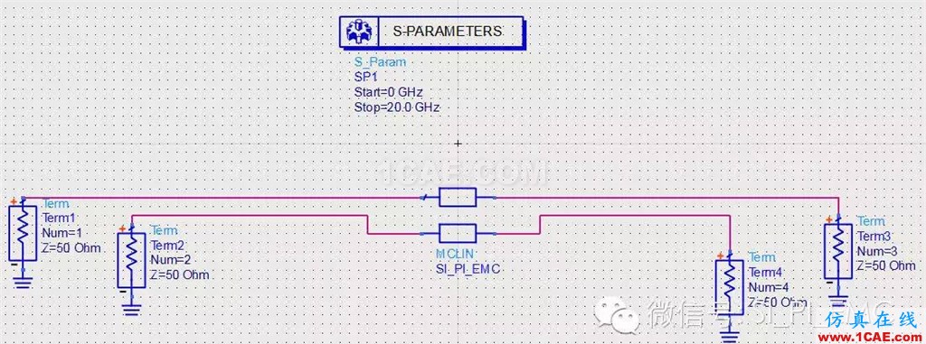 ADS信号完整性专题之如何评估无源链路（将单端S参数转化为差分S参数）ADS电磁技术图片2