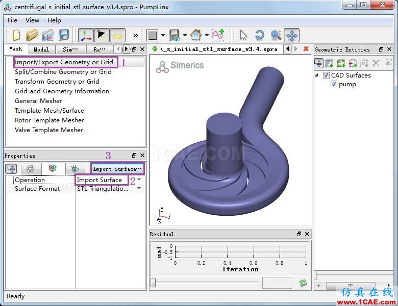 PumpLinx离心泵数值仿真指导教程Pumplinx流体分析图片3