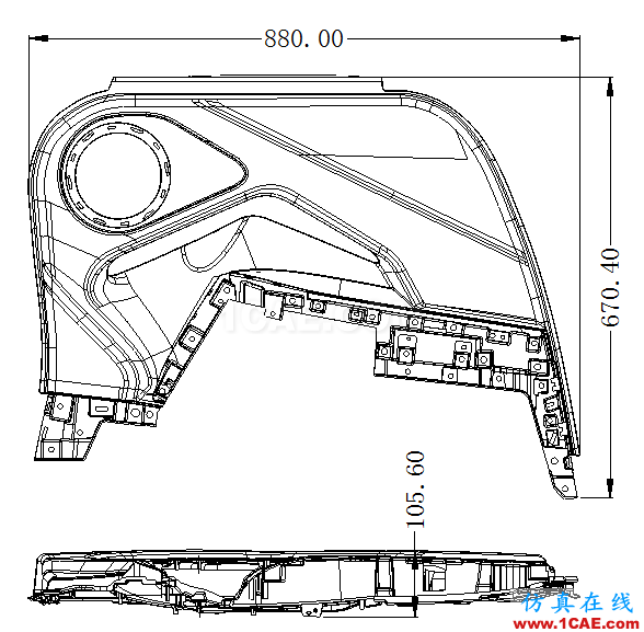UG汽车模具设计汽车经典行中行中走斜顶结构精讲【转】ug设计技术图片1