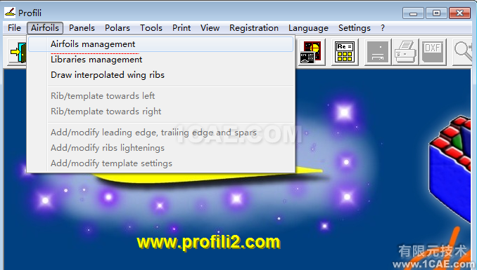 ICEM CFD导入Profili翼型数据fluent分析案例图片1