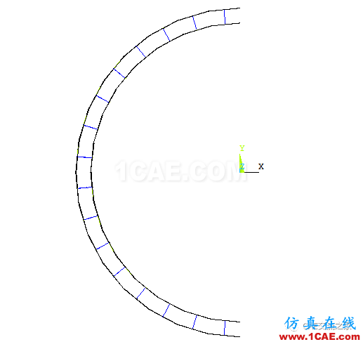 地基沉降下管道的有限元应力分析ansys workbanch图片5