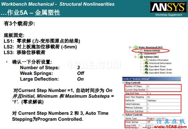 ANSYS材料非线性案例ansys培训课程图片9