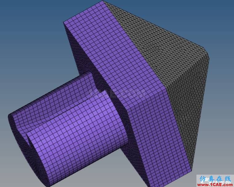 Hypermesh网格划分四面体-六面体网格联合使用技巧hypermesh应用技术图片3