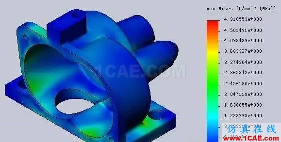 solidworks有限元分析（摇摆机构）案例solidworks仿真分析图片1