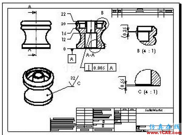 使用SOLIDWORKS创建工程图-上solidworks simulation分析图片14