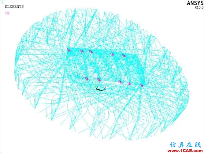 鸟巢ANSYS模型欣赏ansys培训的效果图片4
