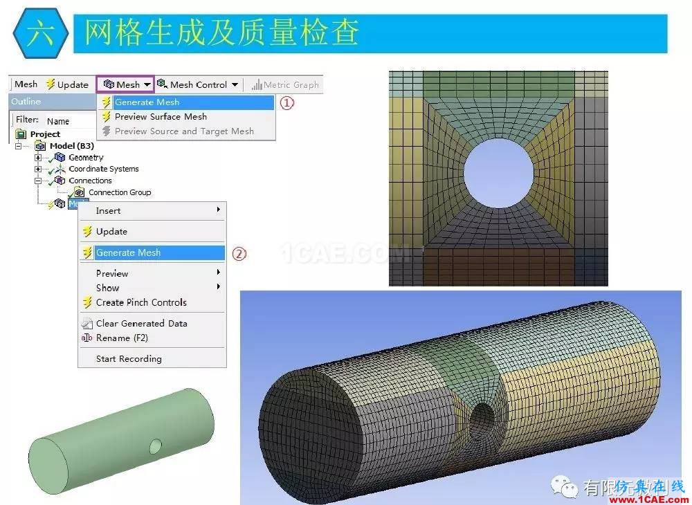 【有限元培训三】ANSYS-Workbench网格划分ansys仿真分析图片38