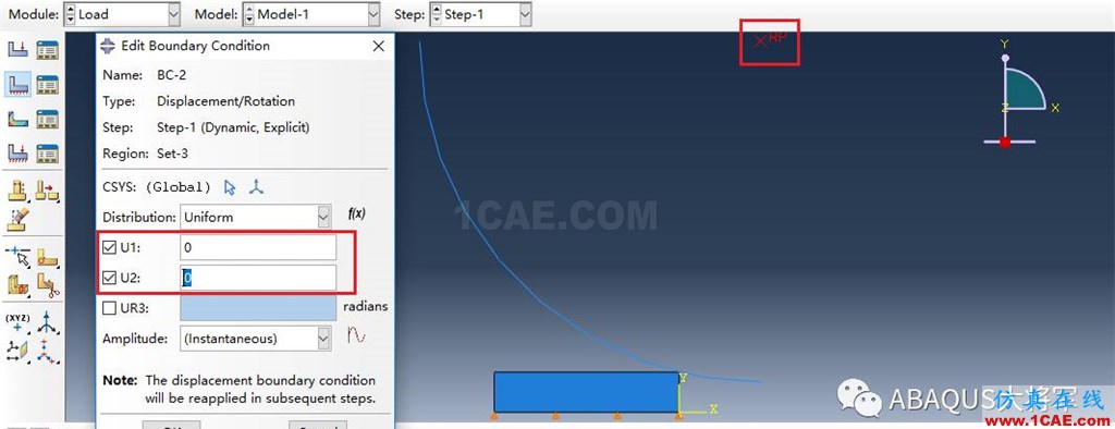 ABAQUS案例的Abaqus/CAE再现—厚板辊压abaqus有限元培训教程图片45