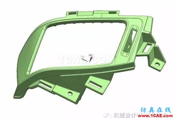 UG中汽车模高低落差位的分模处理技巧（实体分模技巧）ansys hfss图片1