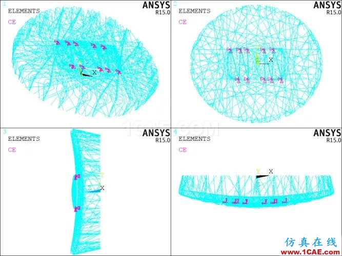 鸟巢ANSYS模型欣赏ansys培训的效果图片5