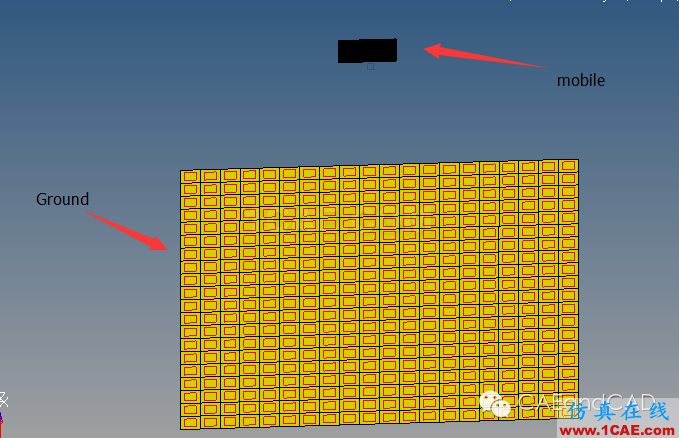 案例：板砖跌落应用，hypermesh设置surface contacthypermesh应用技术图片1