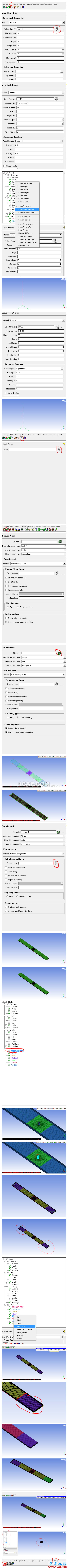 ICEM-extrude功能画圆柱绕流网格【转载】 ICEM-extrude功能画圆柱绕流网格【转载】
