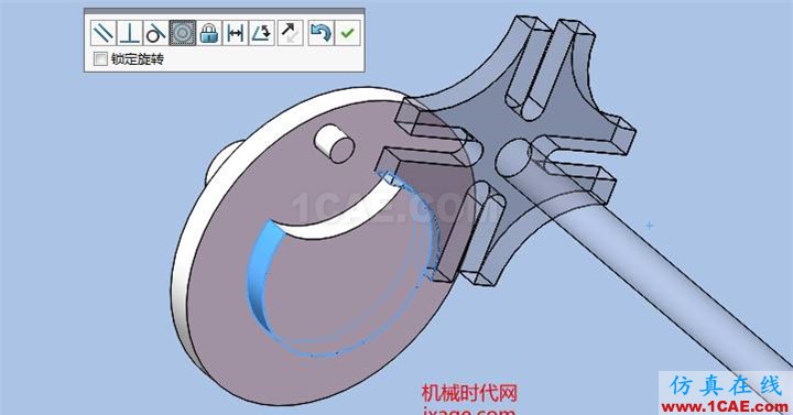 Solidworks电影抓片机构仿真solidworks simulation分析案例图片4