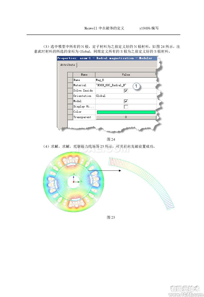 Maxwell中永磁体的定义