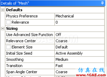 【技术篇】Mesh结构总体网格控制ansys仿真分析图片3