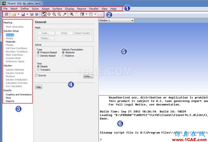 FLUENT入门（3）-FLUENT整体界面fluent结果图片1