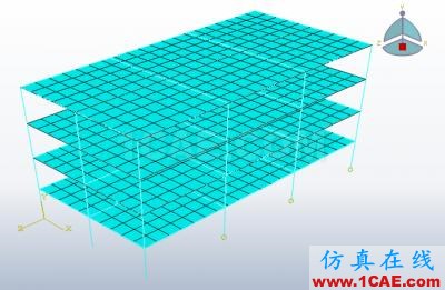 【简单实例】abaqus/CAE建的简单的框架模型(线性框架)