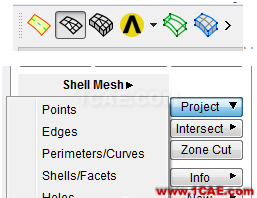 ANSA中shell mesh投影功能的使用ANSA仿真分析图片1