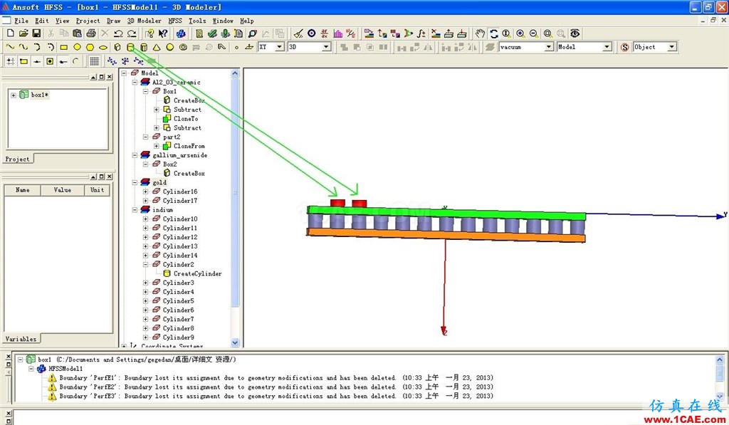 HFSS IC Package封装模型建模步骤ansys hfss图片7