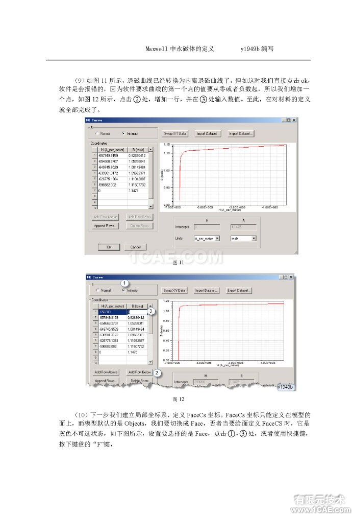 Maxwell中永磁体的定义