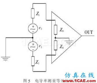 电导率测量等效原理图