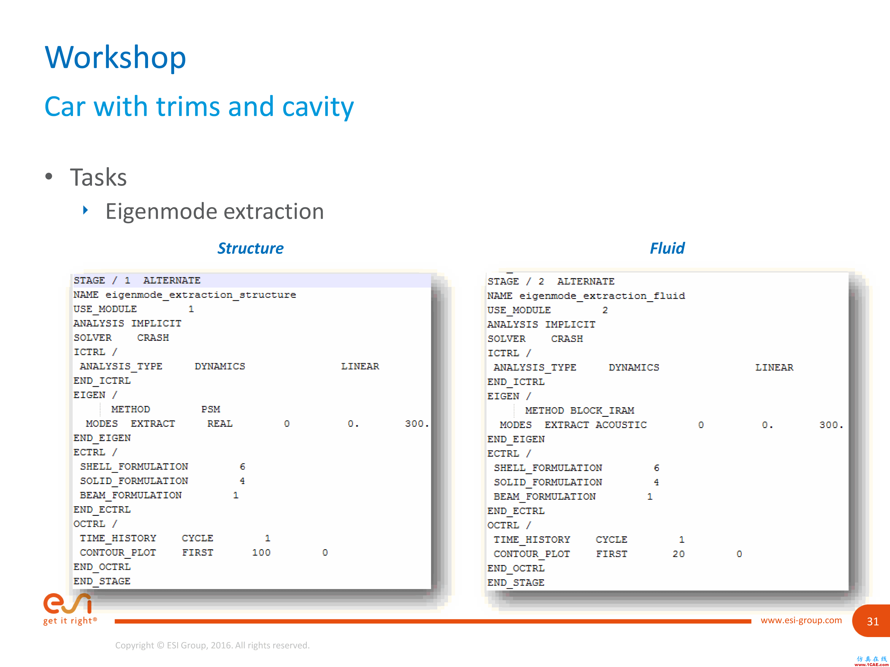 培训视频 | 如何计算VPS中具有内饰的车辆结构声响应cae-fea-theory图片32