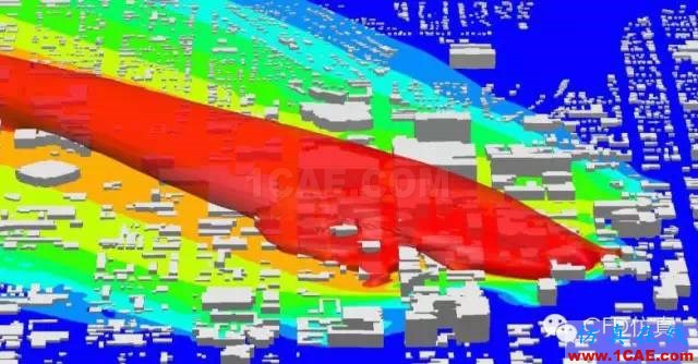 fluent城市建筑流体分析案例，气流，风，和雾霾fluent分析图片3